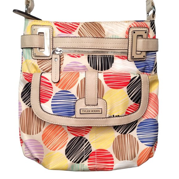 Tyler Rodan Color Dots Crossbody Bag - Picture 1 of 9